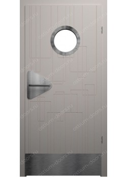 Дверь распашная остекленная дизайнерская (PortDesign 11)